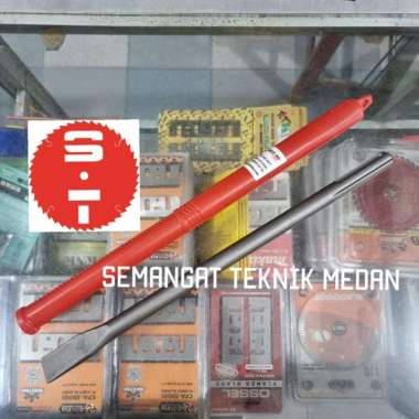 MATA BOR PAHAT BETEL SDS MAX CHISEL BOBOK FLAT GEPENG 400mm SOLID