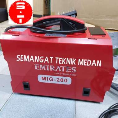 MIG-200 MESIN TRAFO LAS MIG STAINLESS MMA TANPA GAS CO2 200A EMIRATES