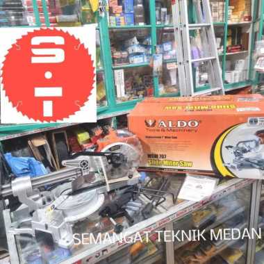 MSW707 MITER SAW SLIDING COMPOUND GERGAJI KAYU ALUMINIUM 7" INCH ALDO