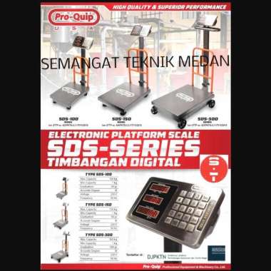 SDS-100 TIMBANGAN DUDUK LANTAI PAGAR DIGITAL 100 kg 100kg PROQUIP