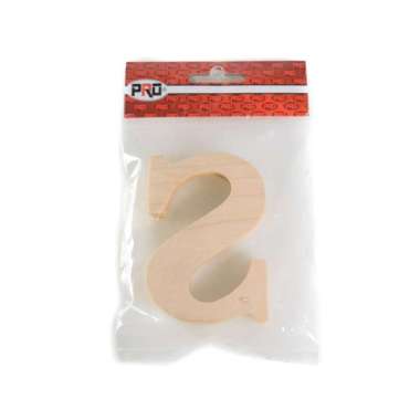 Huruf Rumah S Kayu 10 Cm