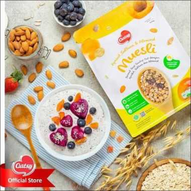 Oatsy Muesli Tropical Fruit / Apricot, Sultana & Almond Cereal 500 g Apricot