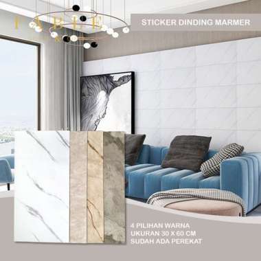 Stiker Dinding Motif Marmer Granit Premium 30x60 M-01