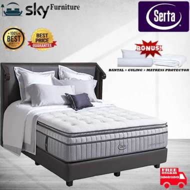 1 Set Full SERTA SPRINGBED "Prominence" Serta iProminence [ Full set Kasur + Divan + Sandaran ] 180 