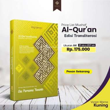 Al Quran Hafalan Jumbo A4 Exclusive Transliterasi Latin King Salman Mushaf Alquran Terjemahan dengan