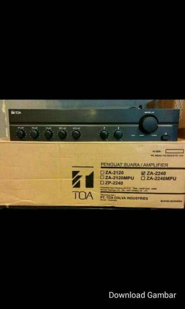 TOA AMPLIFIER ZA 2240