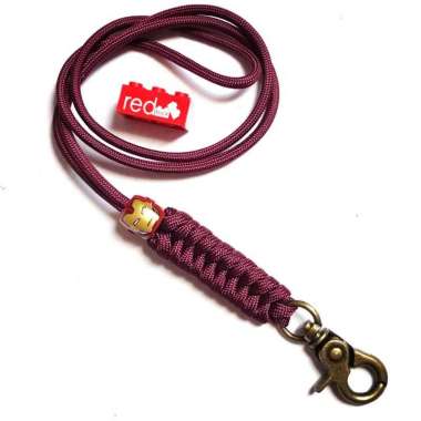 LEGO Iron Man / Rescue Pepper Potts Paracord Lanyard Iron Man