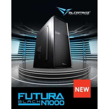 Casing Alcatroz Futura Black N1000 N2000 plus psu 450 watt N1000