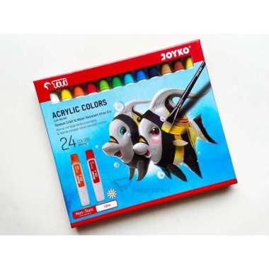 Cat Acrylic TITI 24 Color| Cat Akrilik TITI 24 Warna AC-12ml-24C