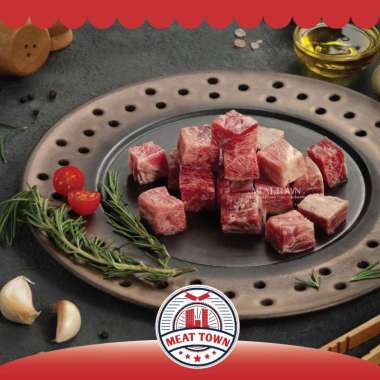 Daging Saikoro Beef Wagyu Meltik Meltique Cubes Steak 250 gram MELTIQUE