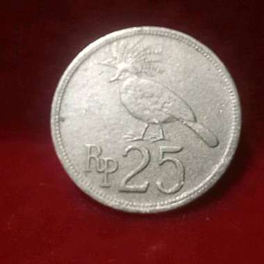 Koleksi koin kuno 25 rupiah tahun 1971