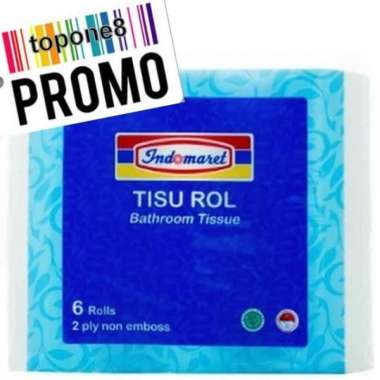 Promo Indomaret Non Embossed Bathroom Tissue 6 rolls per pack/Tisu WC