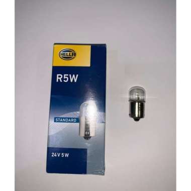 Bohlam 24 V K 1 Kecil Hella R5W 24V 5W -63496