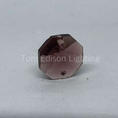 Kristal Oktagon 14Mm Hitam Metalik | Orange | Ungu | Champagne Ungu