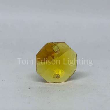 Kristal Oktagon 14Mm Hitam Metalik | Orange | Ungu | Champagne Kuning