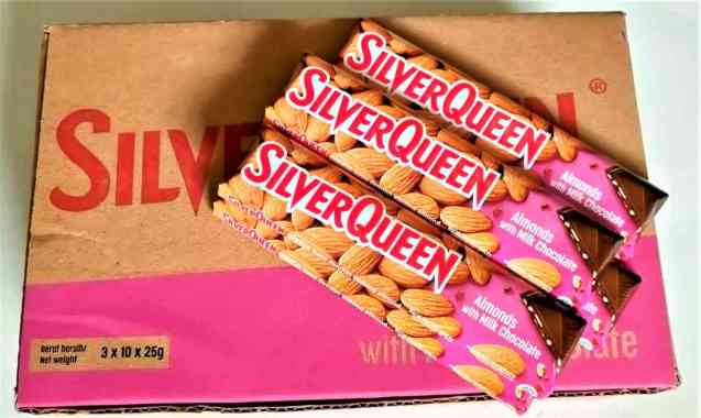 SilverQueen Almond Cokelat [22 g/ Kemasan Box]