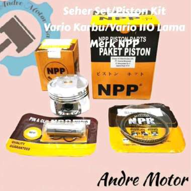 Seher Set/Piston Kit Vario 110 Karbu Os 0.50 Merk NPP Kualitas Ori