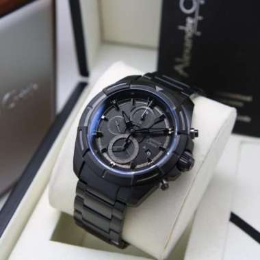 JAM TANGAN PRIA ALEXANDRE CHRISTIE ORIGINAL AC 6621 MC Full Black