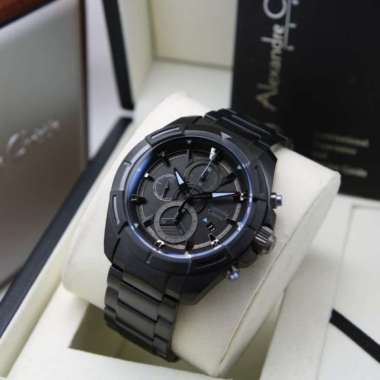 JAM TANGAN PRIA ALEXANDRE CHRISTIE ORIGINAL AC 6621 MC Black Blue