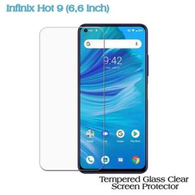 Tempered Glass Infinix Hot 9 Clear Screen Ptotector Handphone