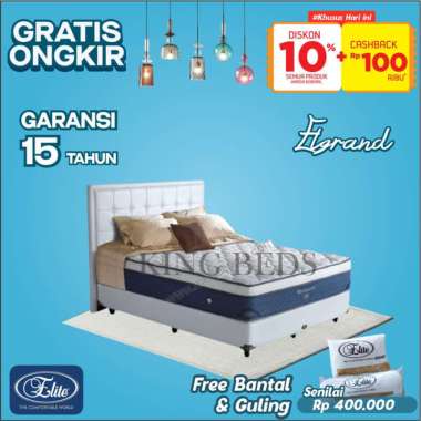 Elite Spring Bed Elgrand Matras / Mattress KASUR ONLY 160 180 200 120 200*200