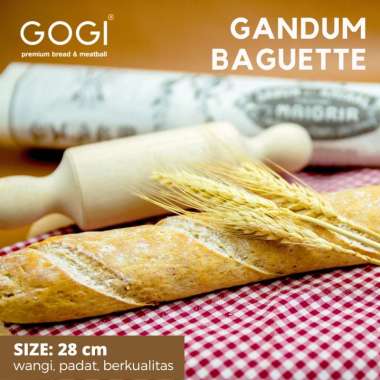 Isi 4 Pcs Roti French Baguette Gandum 28cm/ Whole Wheat Baguette Bread Wholemeal Utuh