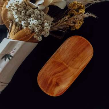 PIRING SAMBAL / WADAH SAOS SAMBAL KAYU / WADAH ESTETIK SAMBAL / WADAH KAYU PIRING SEKAT