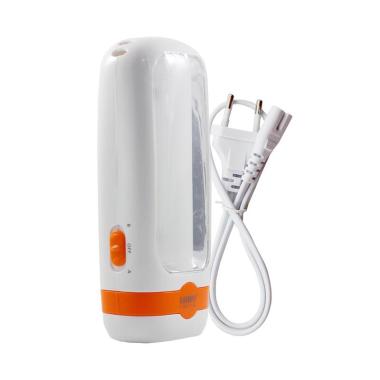 Toko Kado Unik L7677 2 In 1 Luby Senter Rechargeable Lampu Emergency [1 LED + 10 SMD] 982MG