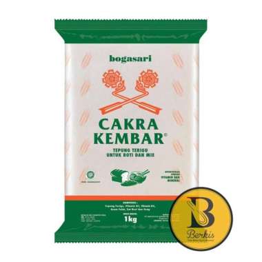 Tepung Terigu Cakra Kembar Eco 1 Kg / Bogasari / Protein Tinggi