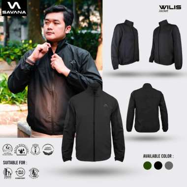 Savana Jaket Winbreaker Wilis L Olive