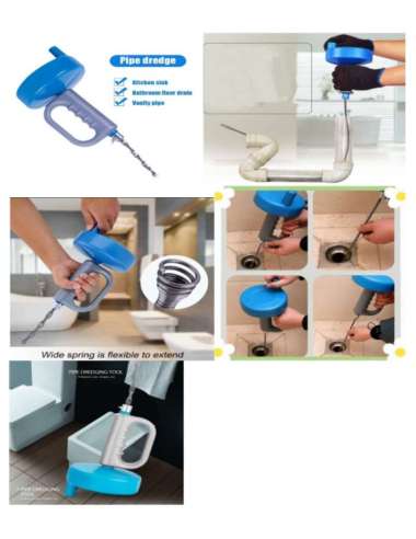 Alat saluran air mampet-Pipe Cleaner 10 Meter - Alat Pembersih Saluran Pipa Tersumbat