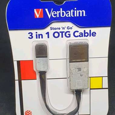 3 in 1 otg cable sync charge card reader verbatim cable