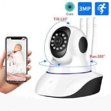 ONVIF CCTV WiFi IP Kamera Two Way Audio Baby Monitor 1080p - HS3