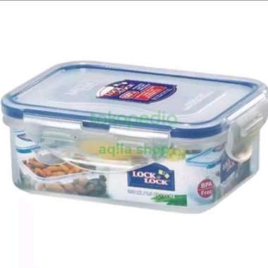 Lock N Lock Hpl 806 Rectangular 350 Ml Kotak Makan Lunch Box Original