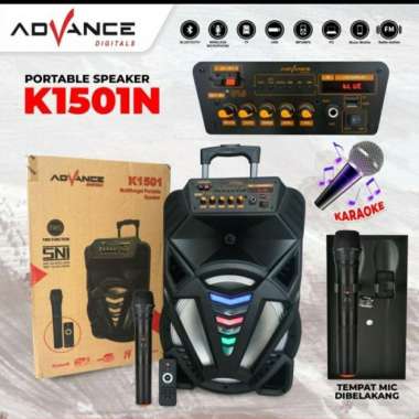 Advance Speaker Meeting K 1501 |15 Inch Speaker Portable Bluetooth Mp3