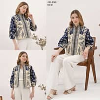 Evercloth Jolene NEW Jaket Batik Wanita Jacket Wanita Outer Batik Rompi Wanita