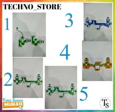 Papan PCB Plastik Flexible For Controller Stick Stik PS4 Fat Slim LED no 4
