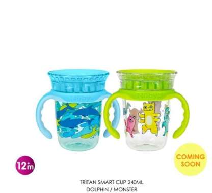 NUBY TRITAN SMART 360 CUP 240ML botol Monster