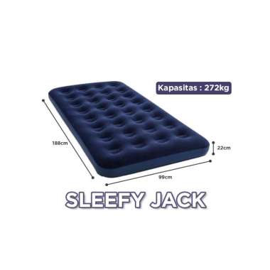 Goto Sleefy Matras Tidur Kasur Angin Pompa Tiup Double Air Bed 100 JACK