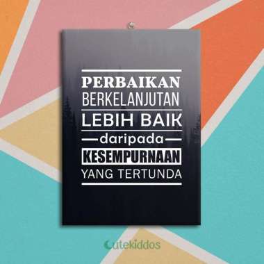 Hiasan Dinding Wall Decor Poster Pajangan Dinding Kantor Ruang Kerja Frameless
