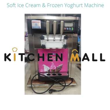 GOMESIN GPM-818T Mesin Es Krim 3 Tuas Portable - Soft Ice Cream 25L