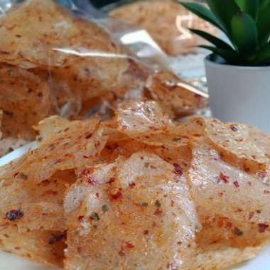 keripik beling keripik kaca pedas daun jeruk murah Surabaya