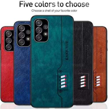 SLIM CASE KULIT SAMSUNG A32 4G CASE CANVAS CROSS DESAIN ORIGINAL Hijau