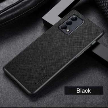 SOFT CASE REALME GT MASTER EDITION CASING JEANS LEATHER AIORIA ORI Hitam