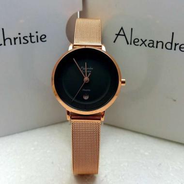 Alexandre Christie AC8627 Jam Tangan Wanita [Original] Rosegold Black