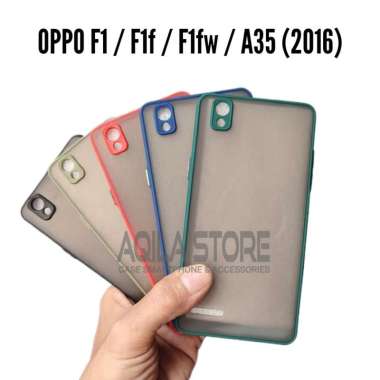 Case Aero Oppo F1 / F1f / F1w / F1fw / A35 (2016) Softcase Aero Fuse Transparan Dove Hijau Tua