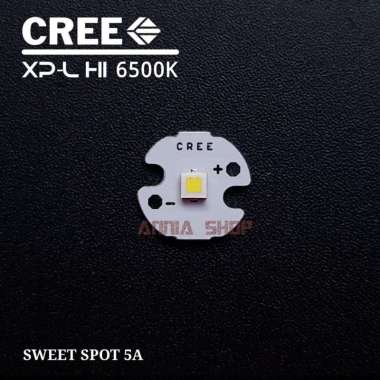 CREE LED EMITTER XP-L XPL HI TEMBAGA COPPER 16MM WHITE PUTIH SENTER