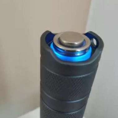 CONVOY TAIL METAL SWITCH C8 S2 S21A SAKLAR BELAKANG SENTER LED Biru