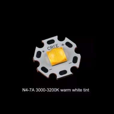 CREE LED EMITTER XHP70.2 6V TEMBAGA COPPER 20MM WARM KUNING