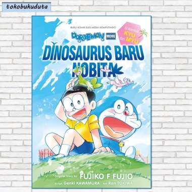 Buku Komik Doraemon Movie: Dinosaurus Baru Nobita: Si Kembar Kyu dan Myu (Bonus Stiker)